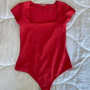 Free People Red Body Suit size M